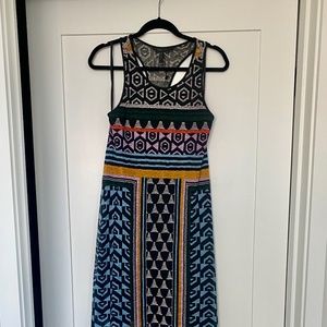 BCBG Multi Colored Maxi Dress
